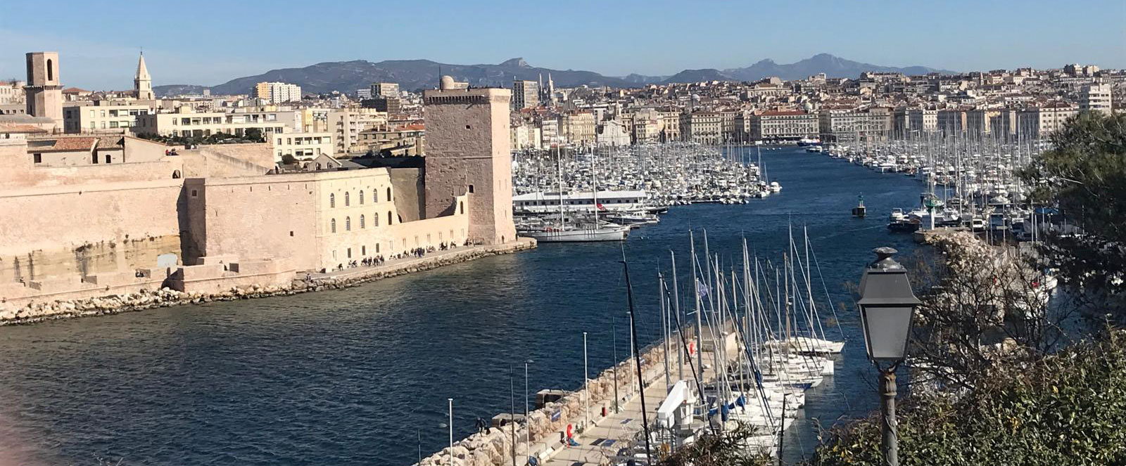 Marseille river city view